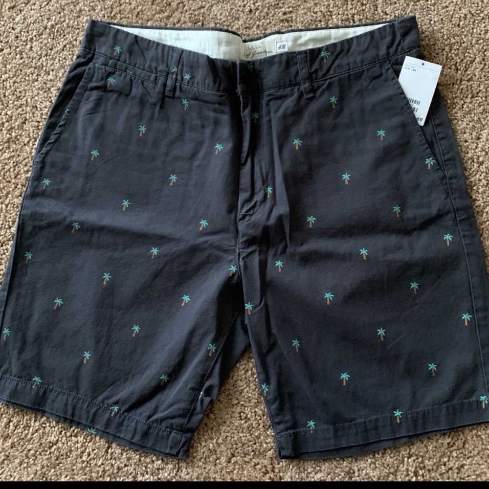 BNWT H&M Navy Chino Shorts